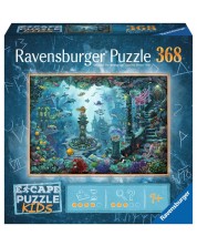 Puzzle-ghicitoare Ravensburger din 368 de piese - Regatul subacvatic -1