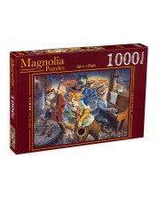 Puzzle Magnolia de 1000 piese - Pisici muziciene