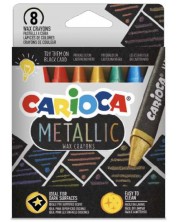 Pasteluri Carioca - Metallic, 8 culori -1