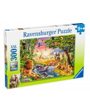 Puzzle Ravensburger din 300 XXL de piese - Seara langa rau -1
