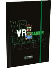 Dosar cu bandă elastică Lizzy Card Bossteam VR Gamer - A4