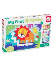 Puzzle Educa 4 in 1- Animais -1