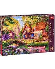 Puzzle Trefl din 1000 de piese - Căsuța din pădure