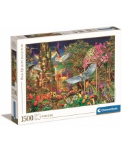 Puzzle Clementoni din 1500 piese - Grădina fanteziilor pădurii -1