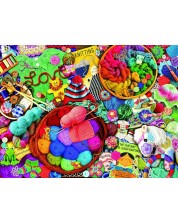 Puzzle SunsOut de 1000 piese - Jucarii tricotate