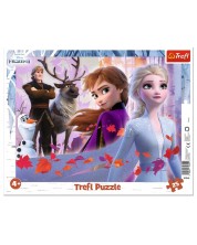 Puzzle Trefl din 25 de piese - Adventures in the Frozen  -1