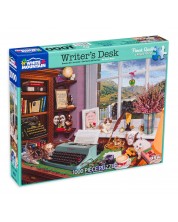 Puzzle White Mountain din 1000 de piese - Writer's Desk -1
