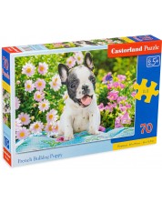 Puzzle Castorland din 70 de piese - Bulldog francez -1