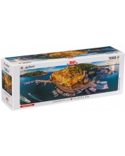 Puzzle panoramic Eurographics din 1000 de piese - Porto Venera, Italia -1