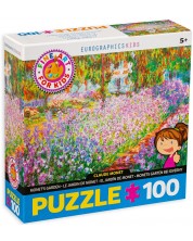 Puzzle Eurographics din 100 de piese – Gradina lui Monet -1
