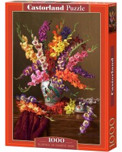 Puzzle Castorland din 1000 de piese - Gladioli într-o vază chinezească -1