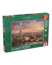 Puzzle Schmidt din 1000 de piese - Paris - orasul iubirii, Thomas Kinkade -1