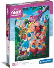 Puzzle Clementoni din 1000 de piese - Alice în Țara Minunilor -1