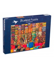 Puzzle Bluebird din 1500 de piese - Piata de flori -1
