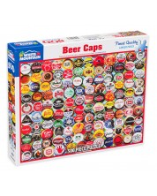 Puzzle  White Mountain din 500 de piese - Beer Bottle Caps -1