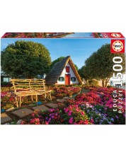 Puzzle Educa din 1500 piese - Santana, Madeira