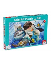 Puzzle Schmidt de 200 piese - Underwater Friends
