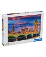 Puzzle Clementoni din 500 de piese - Parlamentul din Londra -1