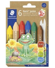 Creioane colorate Staedtler Noris Junior - 6 culori -1