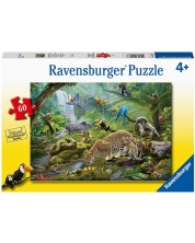 Puzzle Ravensburger de 60 piese - Rainforest animals