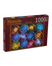 Puzzle Magnolia din 1000 de piese - Semne cardinale -1