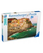 Puzzle Ravensburger de 2000 piese - Cinque Terre, Italia