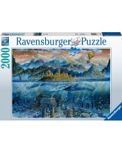 Puzzle Ravensburger de 2000 piese - balena inteleapta