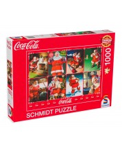 Puzzle de 1000 de piese Schmidt - Moș Crăciun și Coca Cola