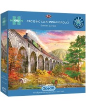 Puzzle Gibsons din 1000 de piese - Traversarea viaductului Glenfinnan -1