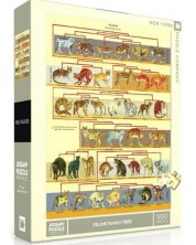 Puzzle New York Puzzle de 500 piese - Arborele genealogic al animalelor
