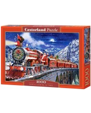 Puzzle Castorland din 1000 de piese - Vine Moș Crăciun -1