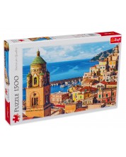 Puzzle Trefl din 1500 de piese - Amalfi, Italia -1