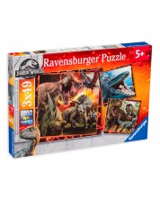 Puzzle Ravensburger  din 3 x 49 piese - Instinctul de vanatoare