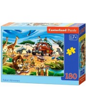 Puzzle Castorland din 180 de piese - Safari Adventure -1