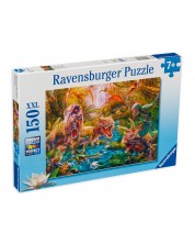 Puzzle Ravensburger din 150 XXL de piese - Dinozauri -1