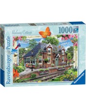 Puzzle Ravensburger din 1000 de piese - Calea ferată  -1