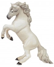 Figurina Papo Horses, foals and ponies – Cal cu coama, alb -1