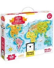 Puzzle de podea Banana Panda din 168 de piese - Cercetători tineri