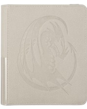 Portofoliu de cărți Dragon Shield Card Storage Folder Codex - Ashen White (360 buc.)
