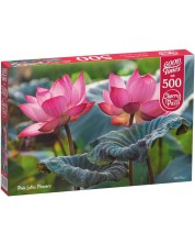Puzzle Cherry Pazzi din 500 de piese - Pink Lotus -1