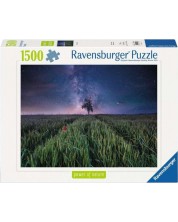 Puzzle Ravensburger  din  1500 piese - Cer de noapte deasupra câmpurilor -1