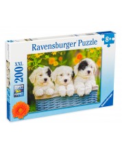 Puzzle Ravensburger din 200 XXL de piese - Catelusi pufosi -1