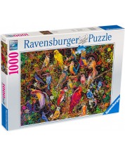 Puzzle Ravensburger 1000 de piese - Păsări