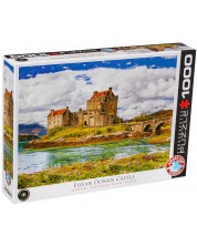 Puzzle Eurographics din 1000 de piese - Castelul Eilean Donan, Scotia -1