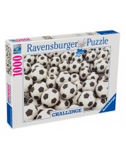 Puzzle Ravensburger cu 1000 de piese - Mingi de fotbal