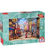 Puzzle Schmidt din 6000 de piese - Mickey și Minnie în Mexic 