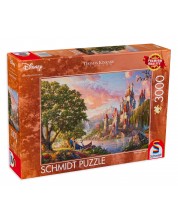 Puzzle Schmidt din 3000 de piese - Lumea magică a lui Belle