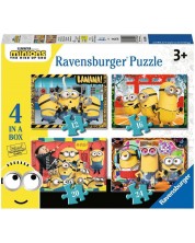 Puzzle Ravensburger 4 în 1 - The Minions 2