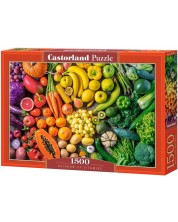Puzzle Castorland din 1500 de piese - Curcubeu de vitamine -1