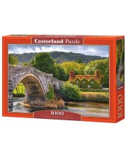 Puzzle Castorland de 1000 piese - Village Corner in Wales